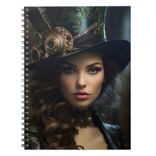 Steampunk Lady Notebook