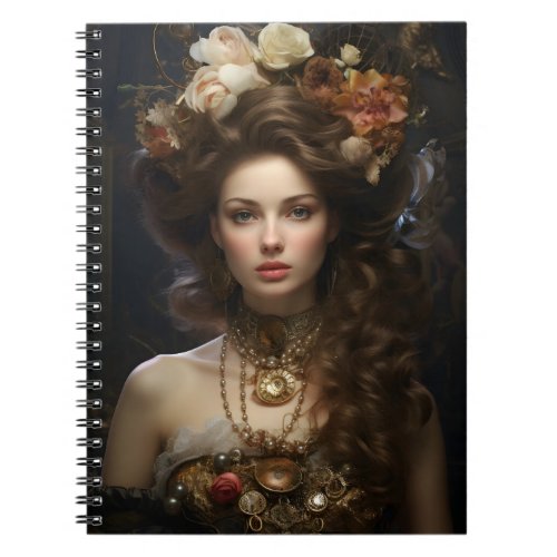 Steampunk Lady Notebook