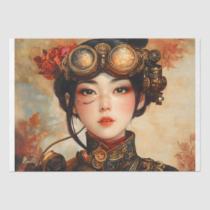 Steampunk Lady Tissue Paper