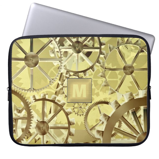 Steampunk Laptop Sleeve (Front)