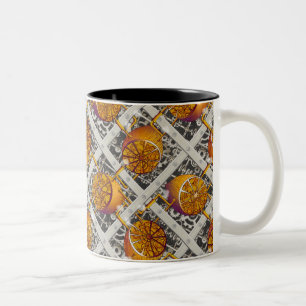 Steampunk Lemons - How Lemonade is Made Two-Tone Coffee Mug