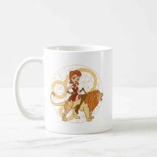 STEAMPUNK LEO PIN UP GIRL LEO ZODIAC SIGN  COFFEE MUG