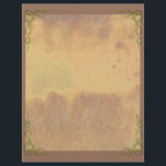 Steampunk letter letterhead<br><div class="desc">One sided vintage looking sheet of paper</div>