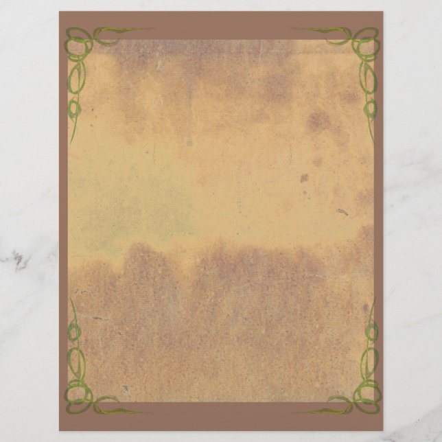 Steampunk letter letterhead (Front)