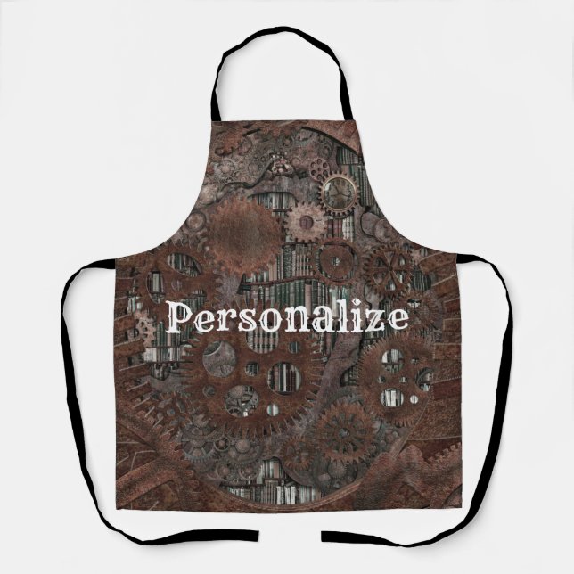 Steampunk Library Apron (Front)
