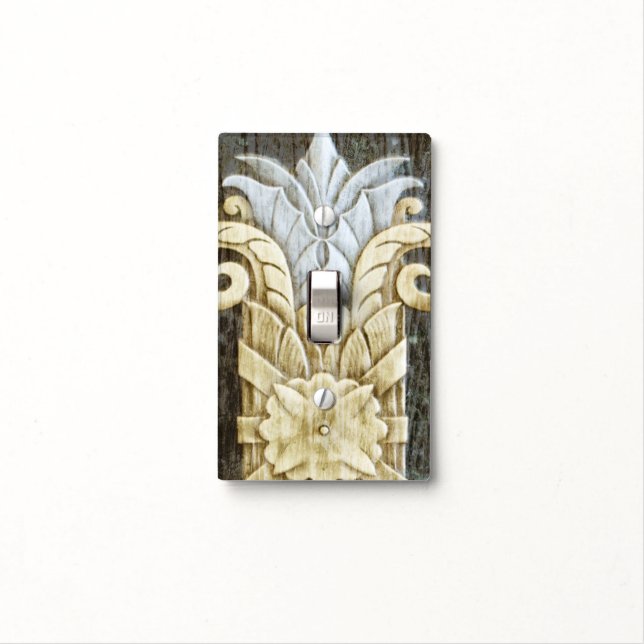 Steampunk light switch cover (In Situ)