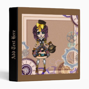 Steampunk Lolita Fashion  Girly Gifts personalized Binder
