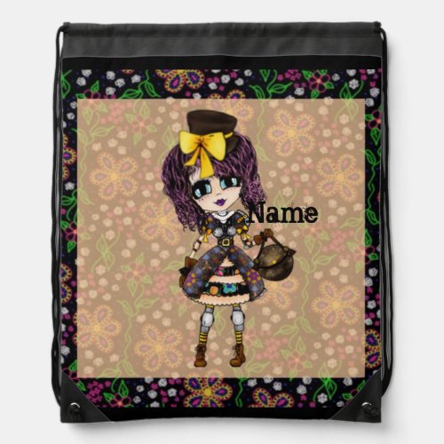 Steampunk Lolita Fashion  Girly Gifts personalized Drawstring Bag