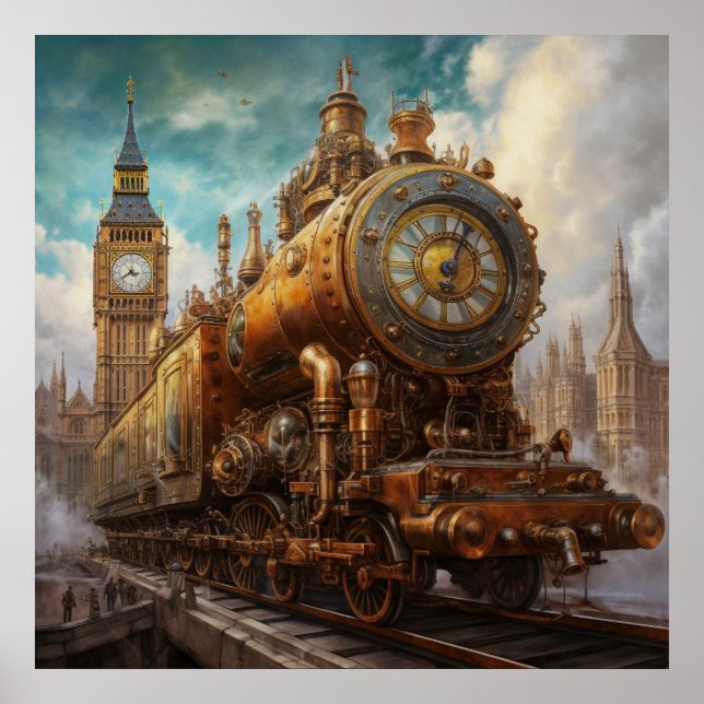 Steampunk London Poster (Front)