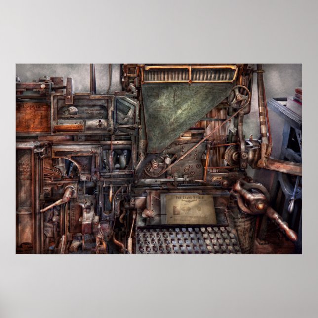 Steampunk - Machine - All the bells and whistles Poster (Front)