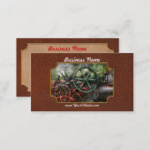 Steampunk - Machine - Transportation of the future Business Card (Front/Back)