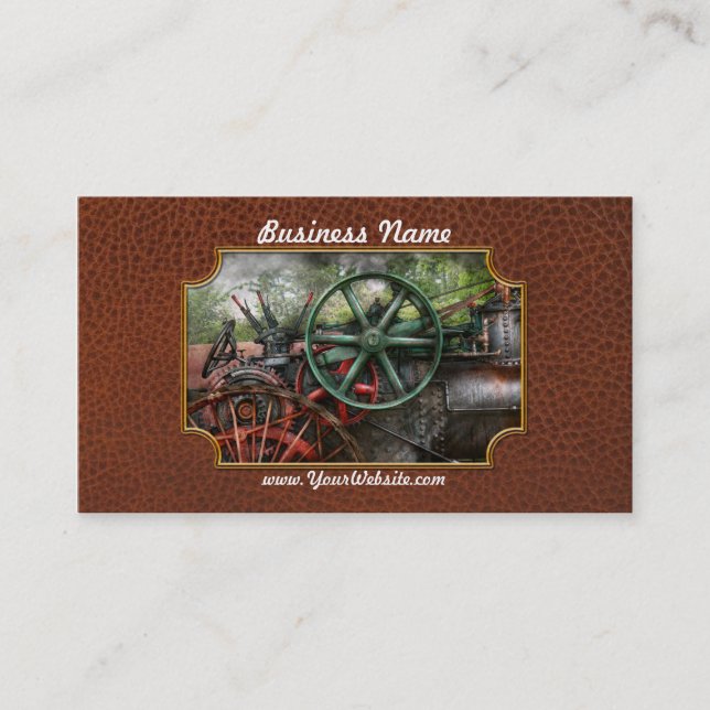 Steampunk - Machine - Transportation of the future Business Card (Front)