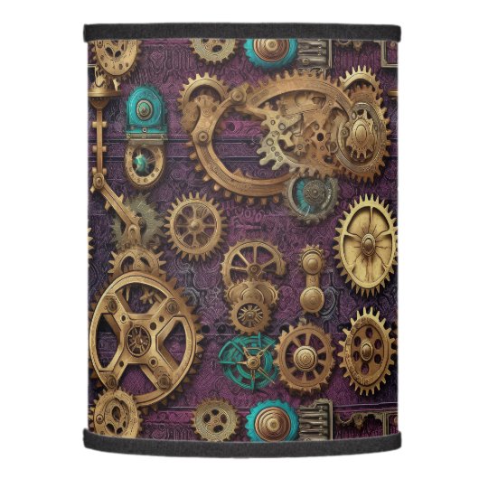Steampunk Machinery Lamp Shade (Left)