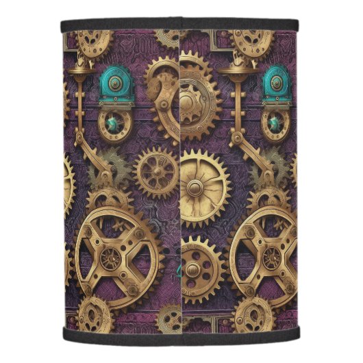 Steampunk Machinery Lamp Shade (Back)