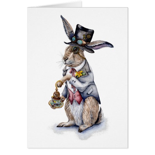 Steampunk March Hare Cards (Front)