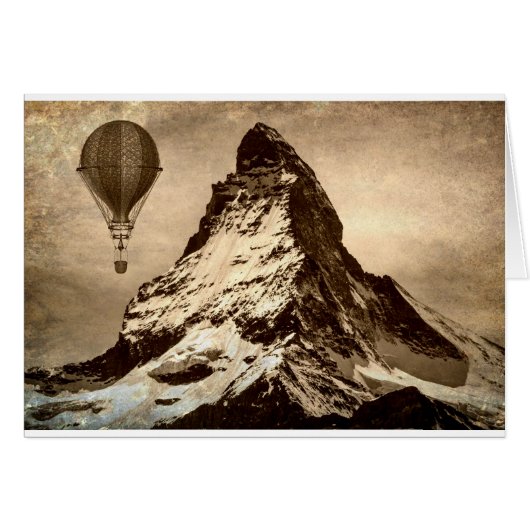 Steampunk Matterhorn Scene Cards (Front Horizontal)