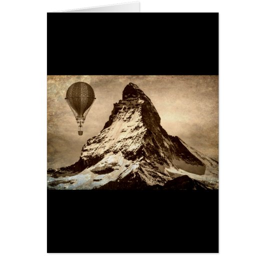 Steampunk Matterhorn Scene Cards (Front)