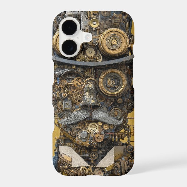 Steampunk Mechanical Gentleman iPhone Case (Back)