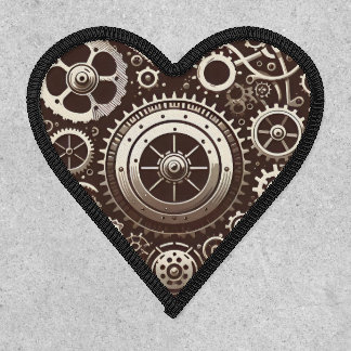 Steampunk Mechanical Heart Patch