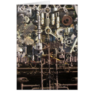 Steampunk mechanical machinery machines cards