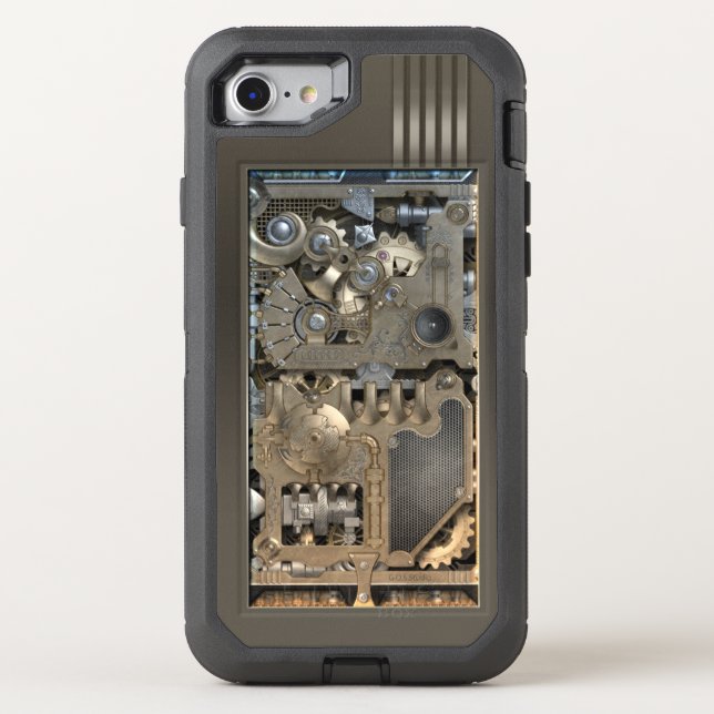 Steampunk Mechanism. Otterbox iPhone Case (Back)