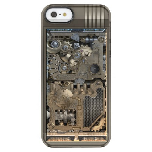 Steampunk Mechanism Clear iPhone SE55s Case