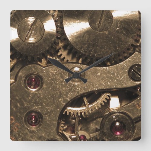 Steampunk Metal Clock Gears