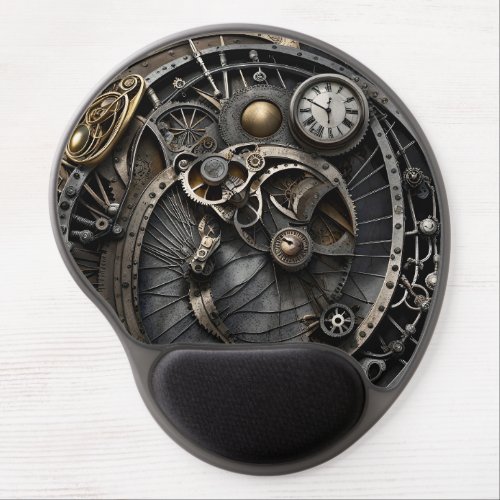 Steampunk Metalworks Gel Mouse Pad