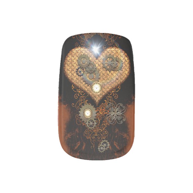 Steampunk Minx Nail Wraps (Right Thumb)