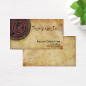 Steampunk Monogram Antique Claret E (Desk)