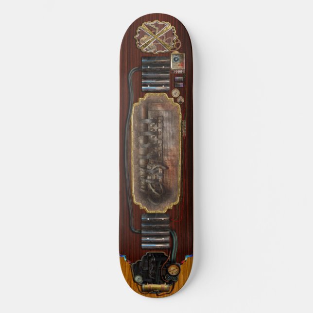 Steampunk - Motorized Skateboard (Front)