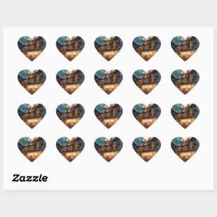 Steampunk Mouse Captain Squeaky Heart Sticker