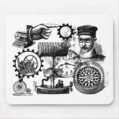 steampunk mouse pad