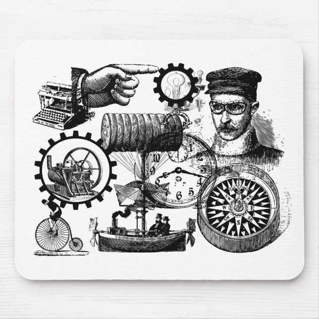 steampunk mouse pad (Front)