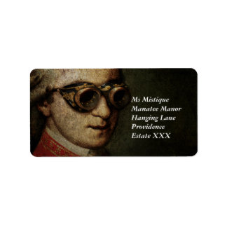Steampunk Mozart Label
