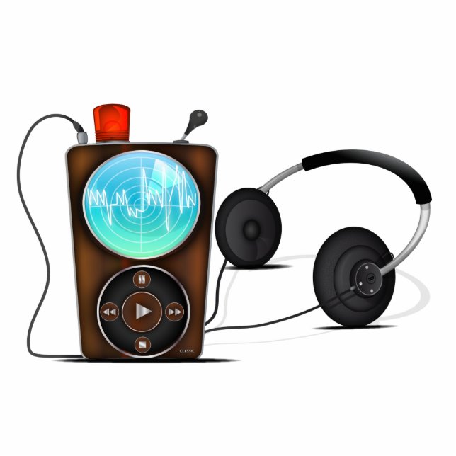 Steampunk MP3 Player Cutout (Front)