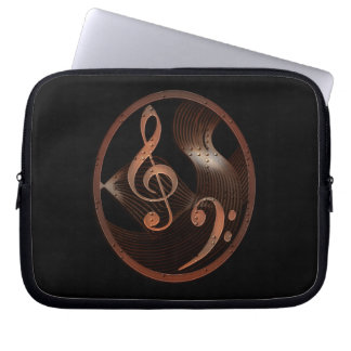 Steampunk Music design laptop sleeve