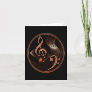 Steampunk Music Design note card