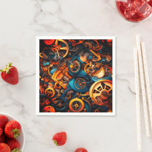 Steampunk Napkins