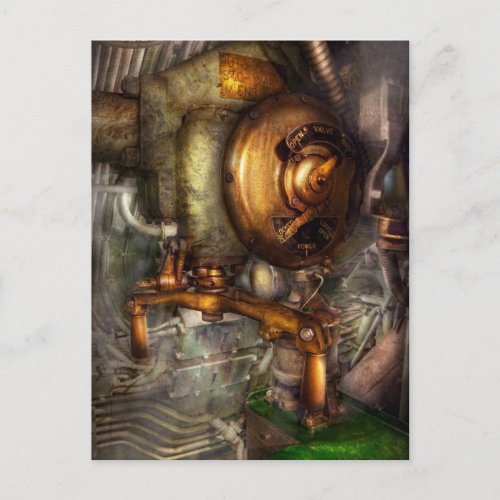 Steampunk _ Naval _ Shut the valve Postcard