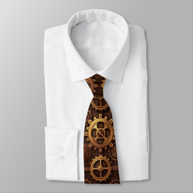 Steampunk Neck Tie (Tied)