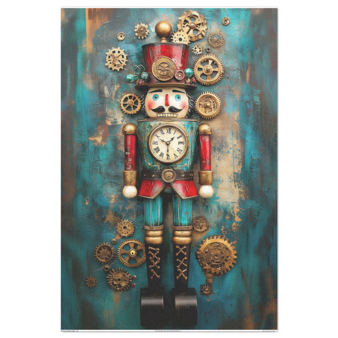 Steampunk Nutcracker 1 Decoupage Tissue Paper