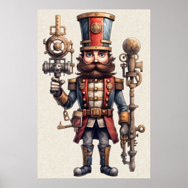 Steampunk Nutcracker Poster (Front)