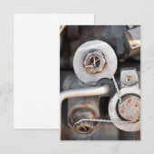 Steampunk nuts and bolts with wire (Front/Back)