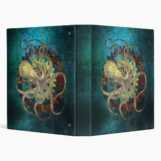 Steampunk Octopus & Clockwork Gears