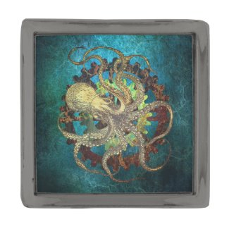 Steampunk Octopus & Clockwork Gears