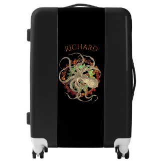 Steampunk Octopus & Clockwork Gears Personalized