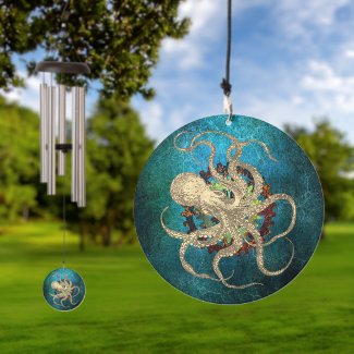 Steampunk Octopus & Clockwork 