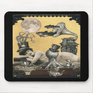 Steampunk Octopus Mousepad