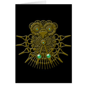 Steampunk Owl Cards